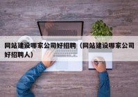 网站建设哪家公司好招聘（网站建设哪家公司好招聘人）