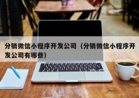 分销微信小程序开发公司（分销微信小程序开发公司有哪些）