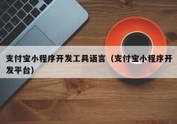 支付宝小程序开发工具语言（支付宝小程序开发平台）