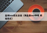 盐城seo优化企业（海盐县seo快排 网站优化）