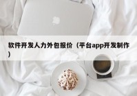 软件开发人力外包报价（平台app开发制作）