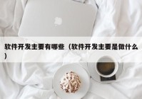 软件开发主要有哪些（软件开发主要是做什么）