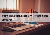 软件开发系统团队组成及分工（软件开发团队组织架构）