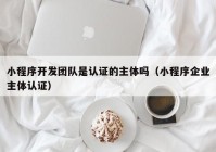 小程序开发团队是认证的主体吗（小程序企业主体认证）