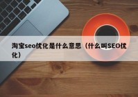 淘宝seo优化是什么意思（什么叫SEO优化）