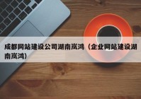 成都网站建设公司湖南岚鸿（企业网站建设湖南岚鸿）