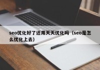 seo优化好了还用天天优化吗（seo是怎么优化上去）